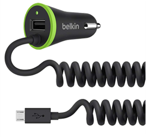 [0004] Belkin Car Charger Micro-USB + w/USB Port